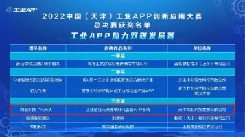 博鱼官方网站(中国)科技荣获工信部“2022中国（天津）工业APP创新应用大赛”三等奖